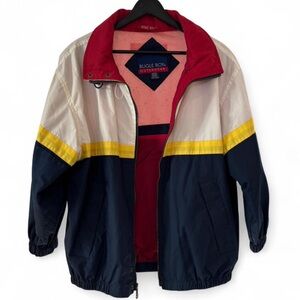 VINTAGE 90s Bugle Boy Colorblock Windbreaker
